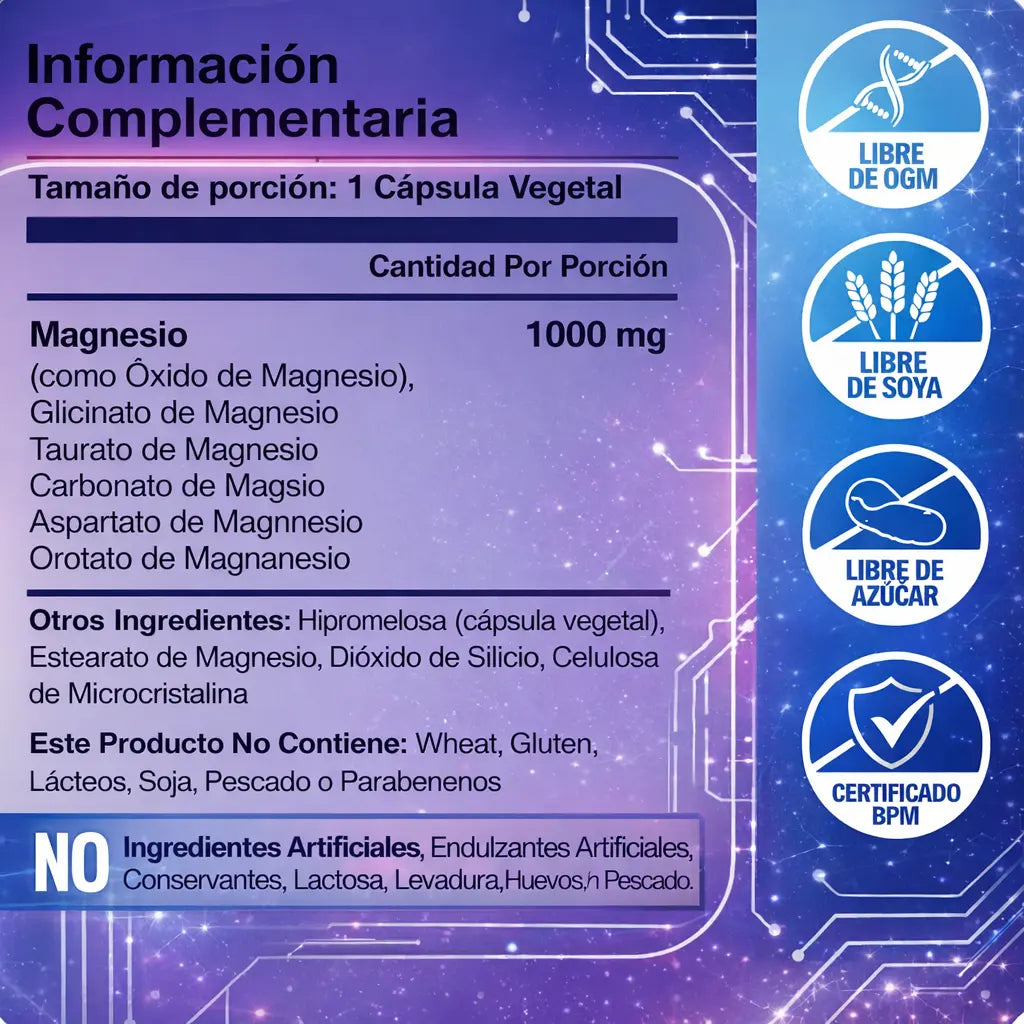 Compre 2 Llévate 3 - Magnesium Complex 270 Cp Bioforce™