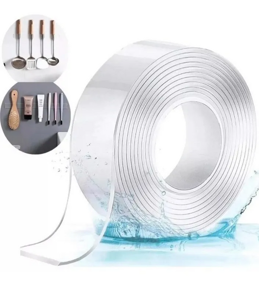 GripFix™ – Cinta Mágica Bifaz Transparente