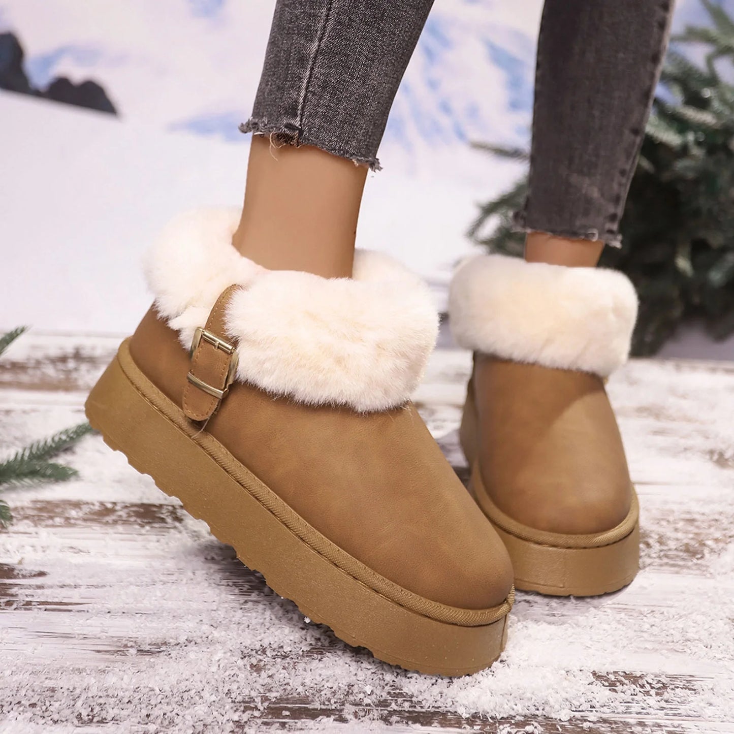 Bota Nieve Impermeable Forrada Confort™