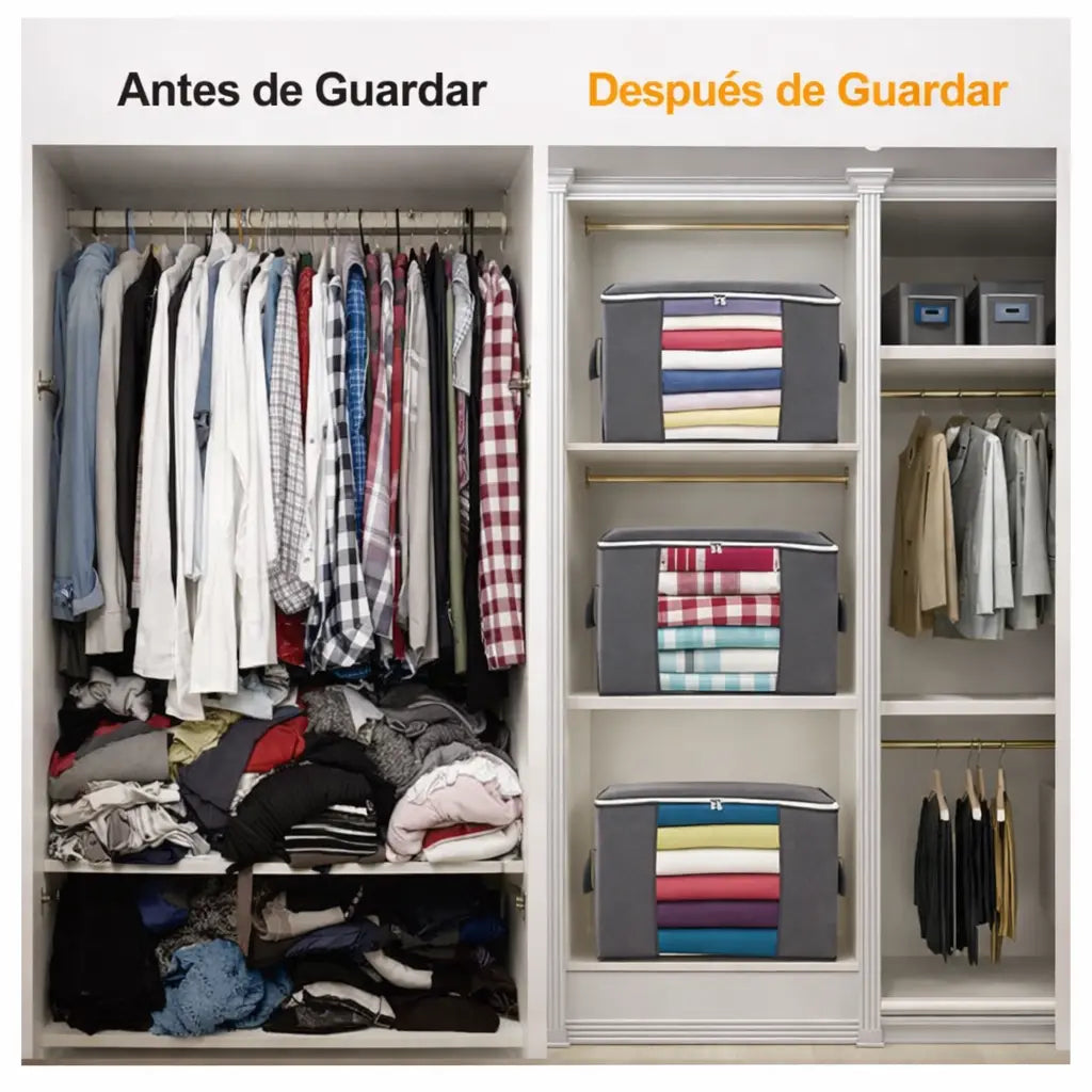 Compre 1 Llévate 3 - Organizador de Ropa Compacto ClosetMax™