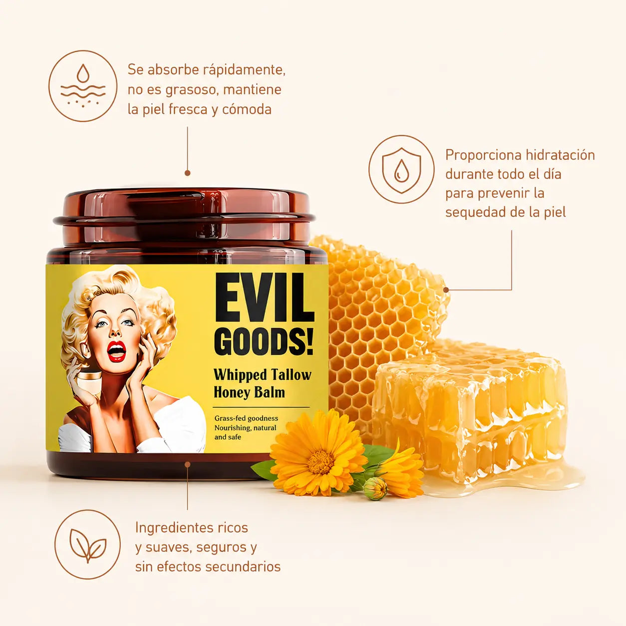 Compre 1 Llévate 2 - Crema Hidratante Evil Goods