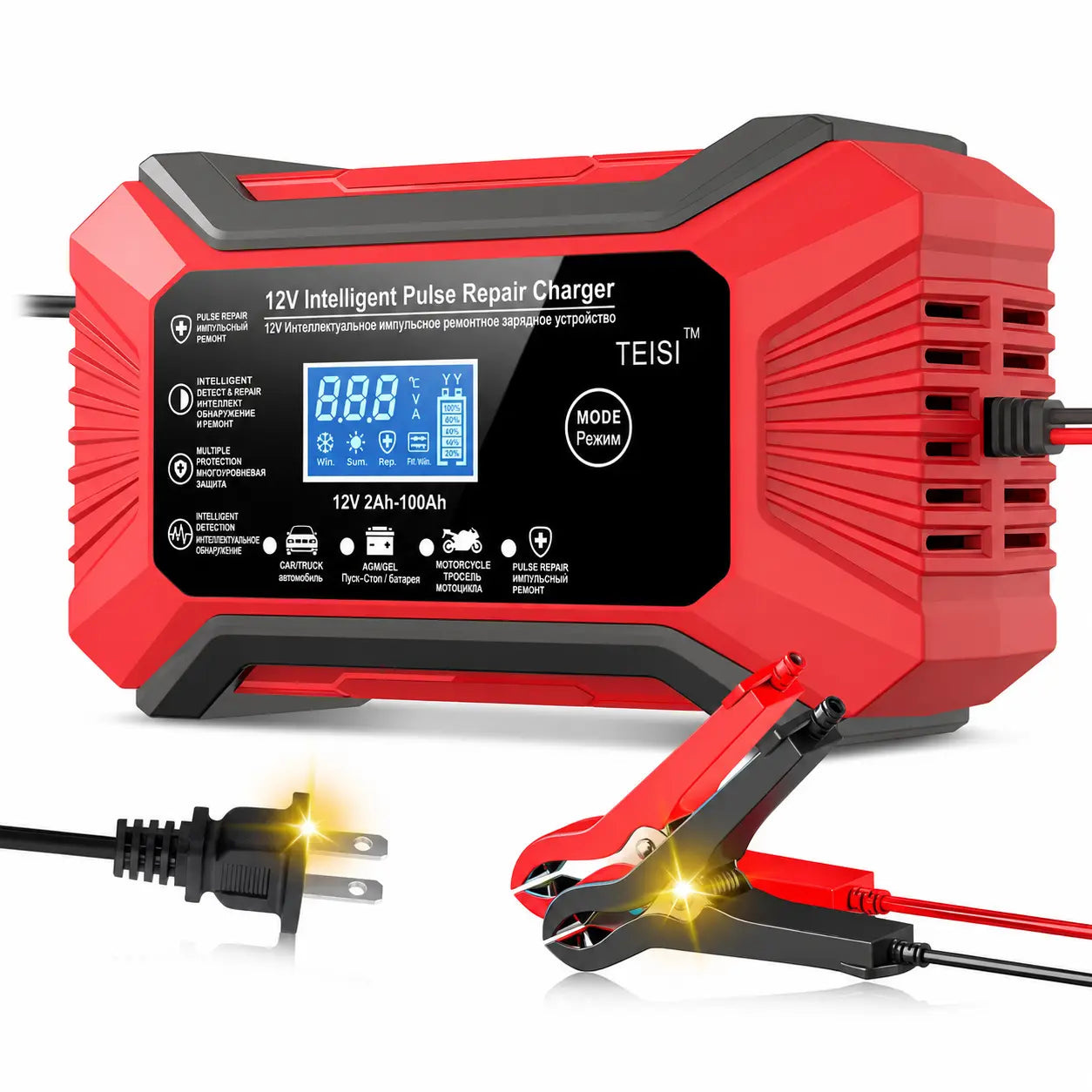 Carregador de Batería De Pulsos PowerMax™ + Mini Lanterna De Regalo [Energía Siempre]