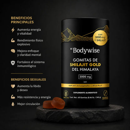COMBO ENERGÍA PURA: Shilajit Maca 100 Cápsulas + Shilajit 60 Gomas Puro [ÚLTIMAS UNIDADES]