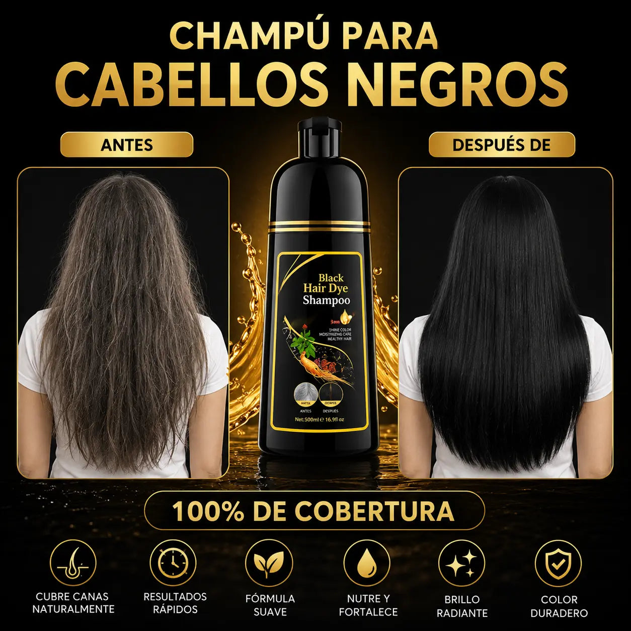 Compre 1 Llévate 2 - Shampoo Cubre Canas