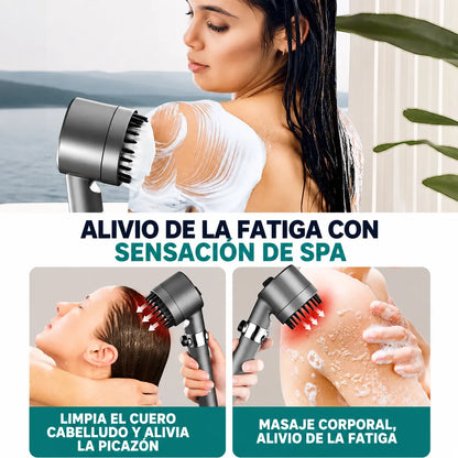 COMBO ESPECIAL: Regadera Masajeadora a Presión + Mini Rasuradora Portátil BarberMax™ [ÚLTIMAS UNIDADES]