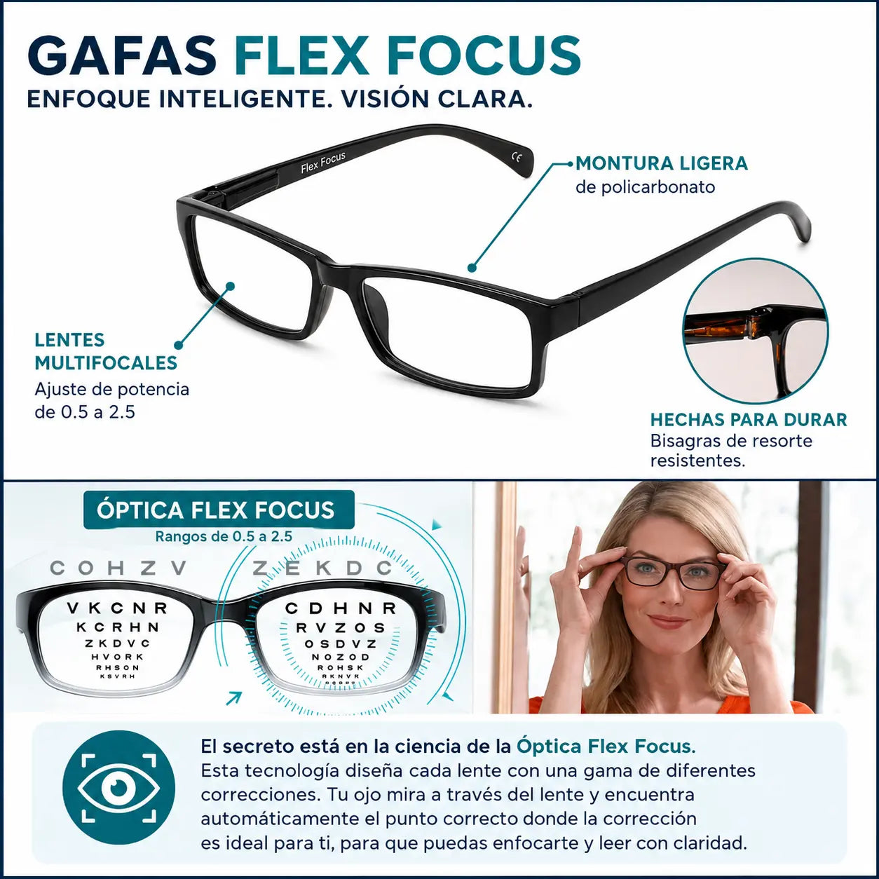 Compre 1 Llévate 2 - Gafas Multifocales Titanium OnePower™