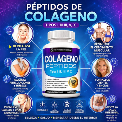 Compre 1 Llévate  2 - Suplemento Colageno Peptides 180cp