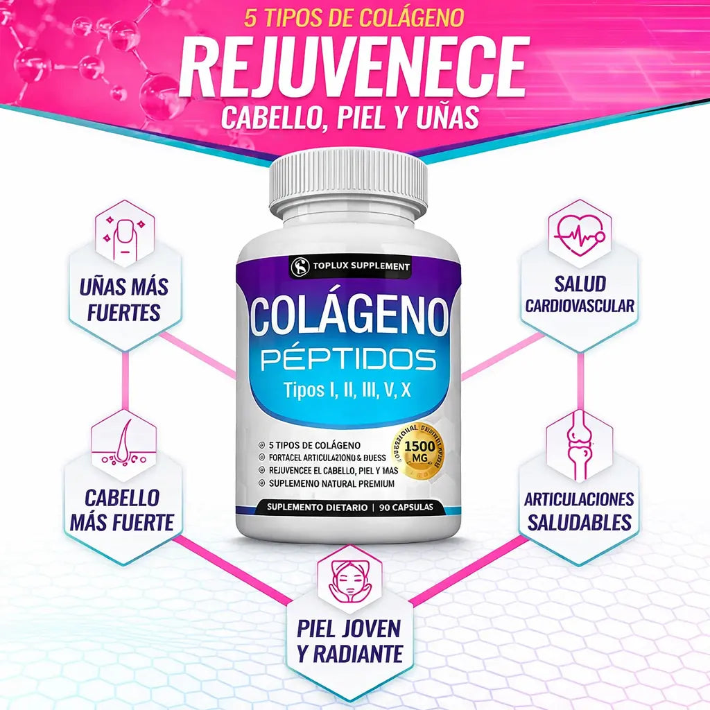 Compre 1 Llévate  2 - Suplemento Colageno Peptides 180cp