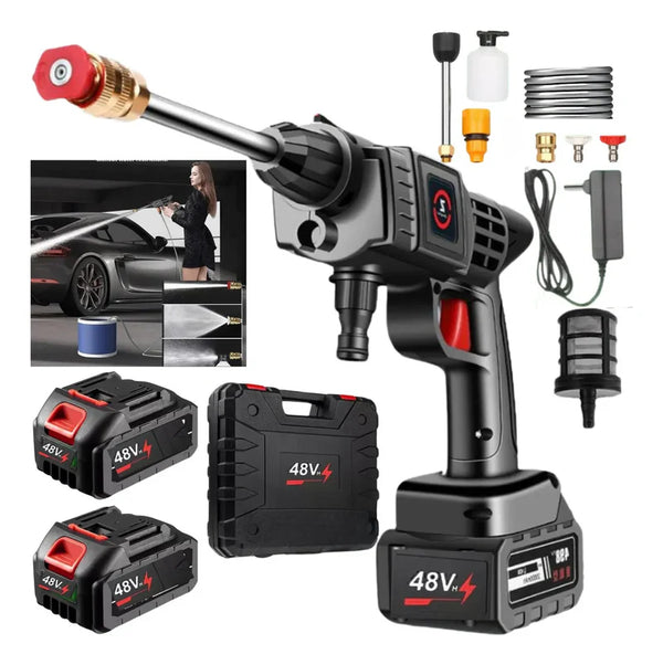 Hidrolavadora Portátil Recargable TurboJet™ + 2 Baterías de 48V [BLACK FRIDAY]