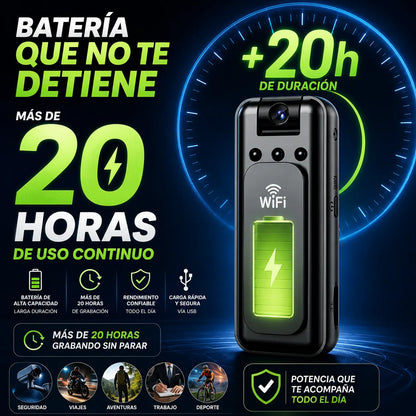COMBO ESPECIAL: Cámara Corporal 4K Falcon™ + Soporte Magnético 360° MagFix™ [ÚLTIMAS UNIDADES]