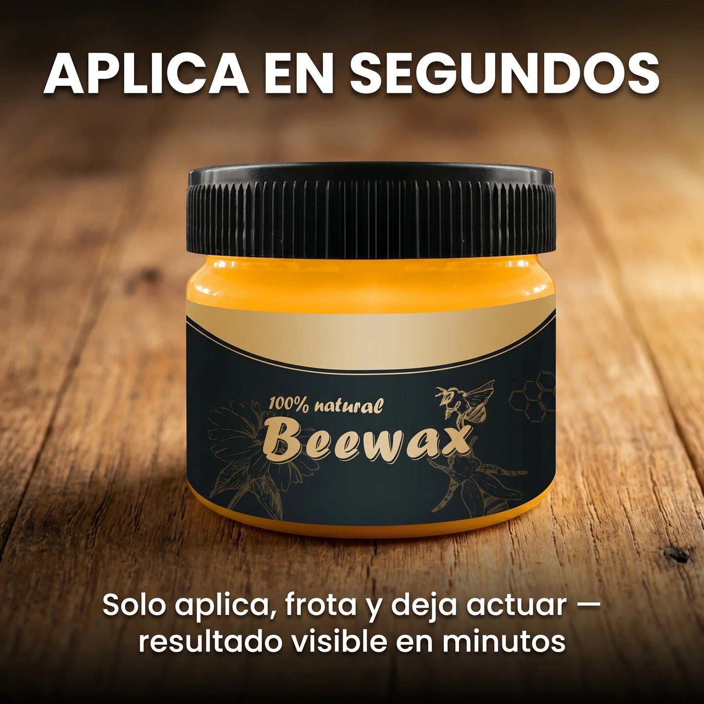 Beewax Natural — Aplica en Segundos, resultado visible en minutos